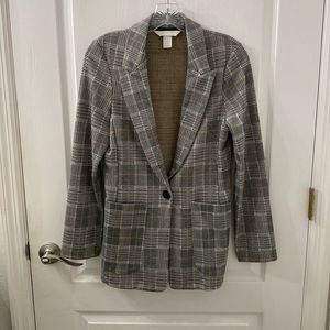 H&M Plaid Blazer
